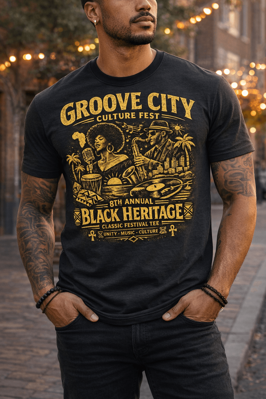 Black Heritage Classic Tee · Men's